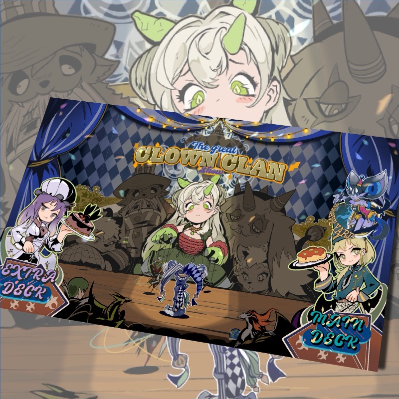 Door Mat Blank - Yu-Gi-Oh! Clown Clan Nieuw Gezicht 600x350mm