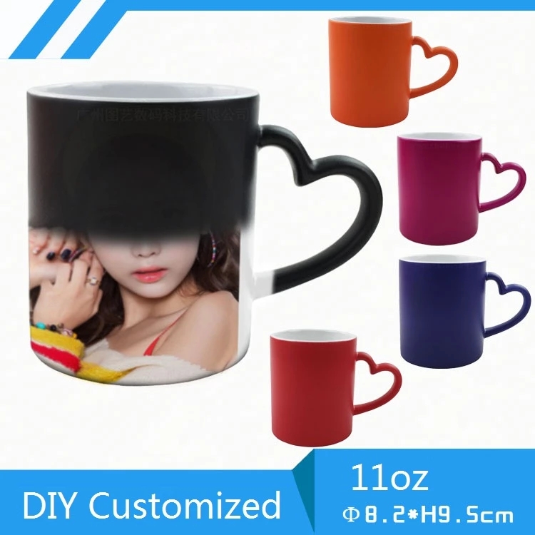 Sublimation Mug White - DIY Gepersonaliseerde Magische Mok 350ML Hete