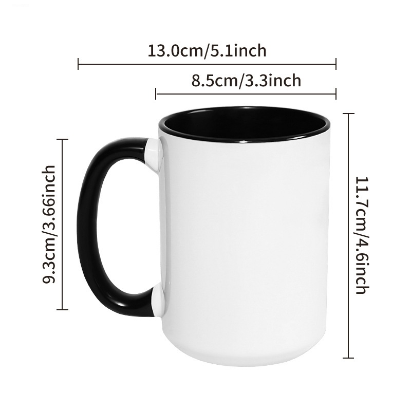 Sublimation Mug White - 450ML 15 oz Grote beker DIY