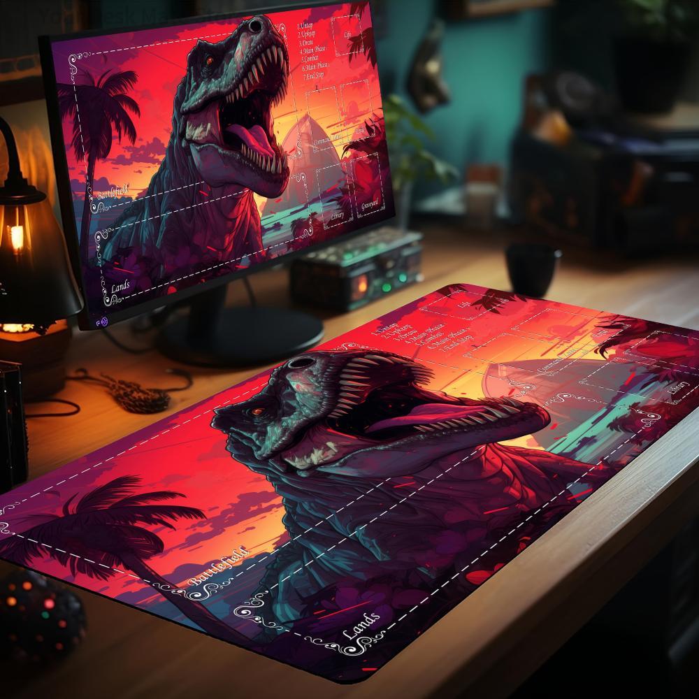 Neon Esthetische Dinosaurus Th - Door Mat Blank recensie en prijs