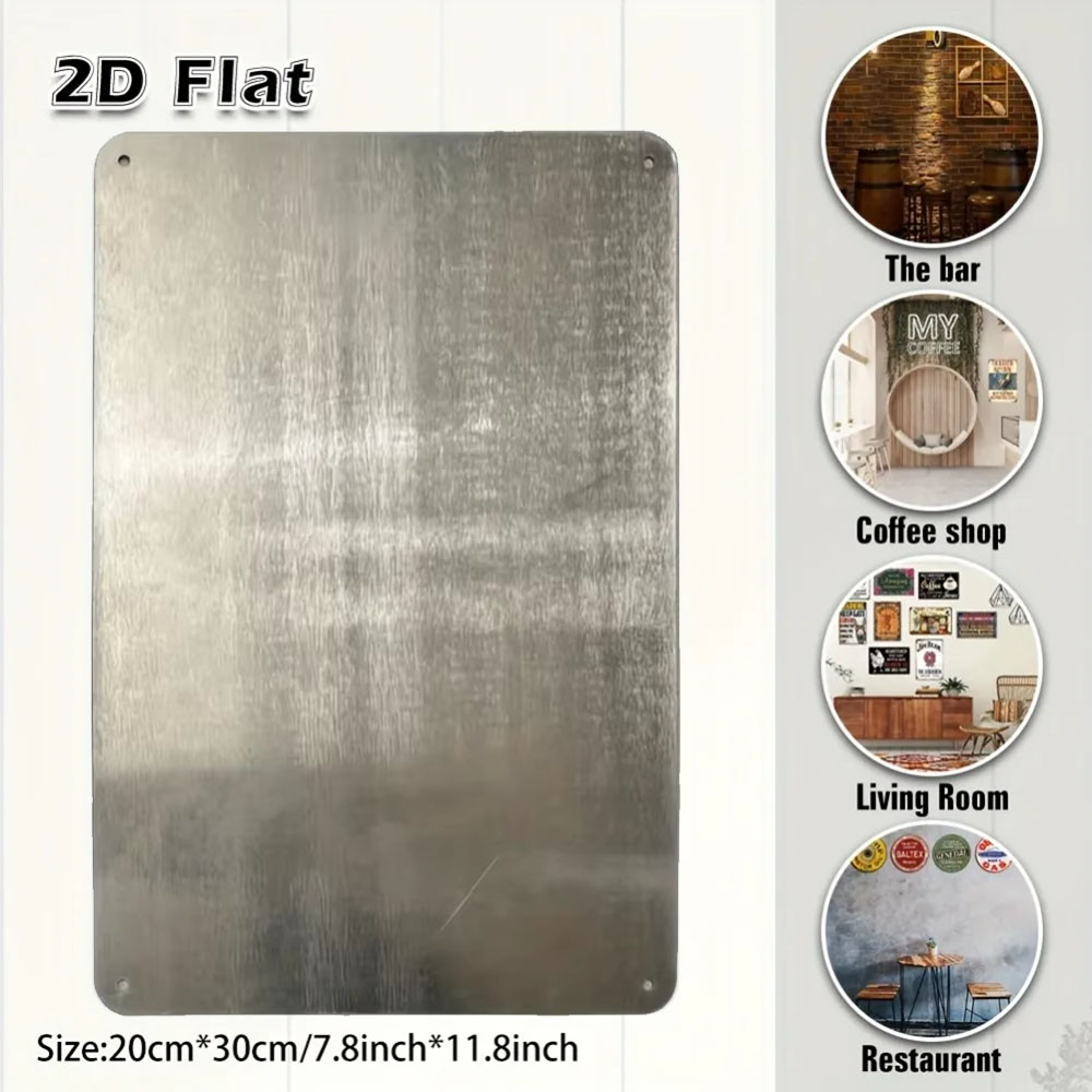2D vintage metalen bord, Maagd - Metal Photo Panel recensie en prijs