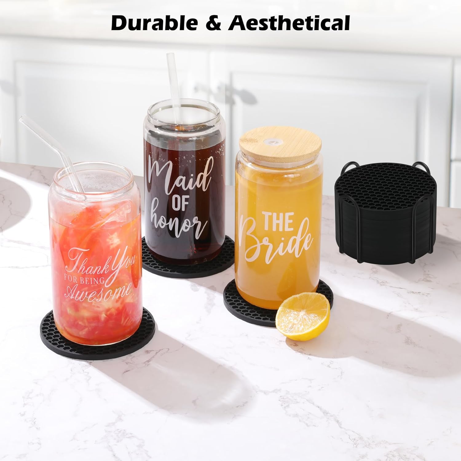 Siliconen onderzetterset met h - Coaster Sublimation Blank recensie en prijs
