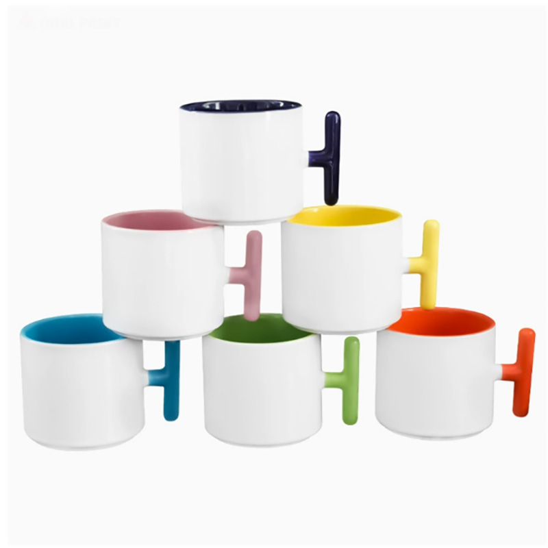 2 STKS Creativiteit T-vormige  - Sublimation Mug White recensie en prijs