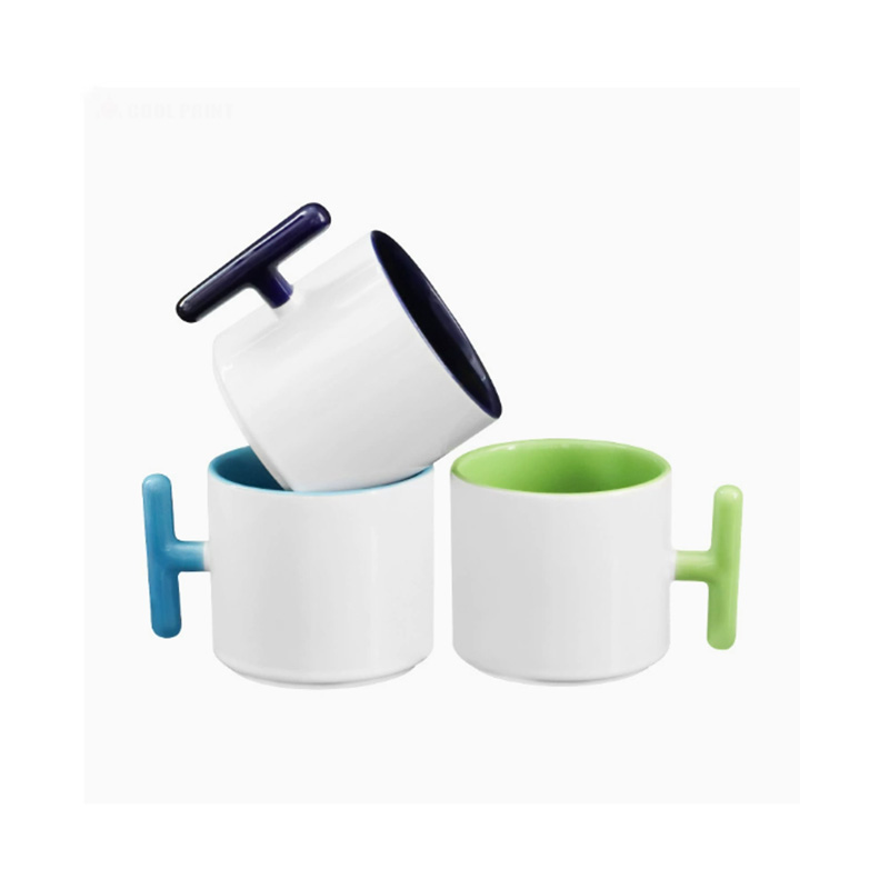 2 STKS Creativiteit T-vormige  - Sublimation Mug White recensie en prijs