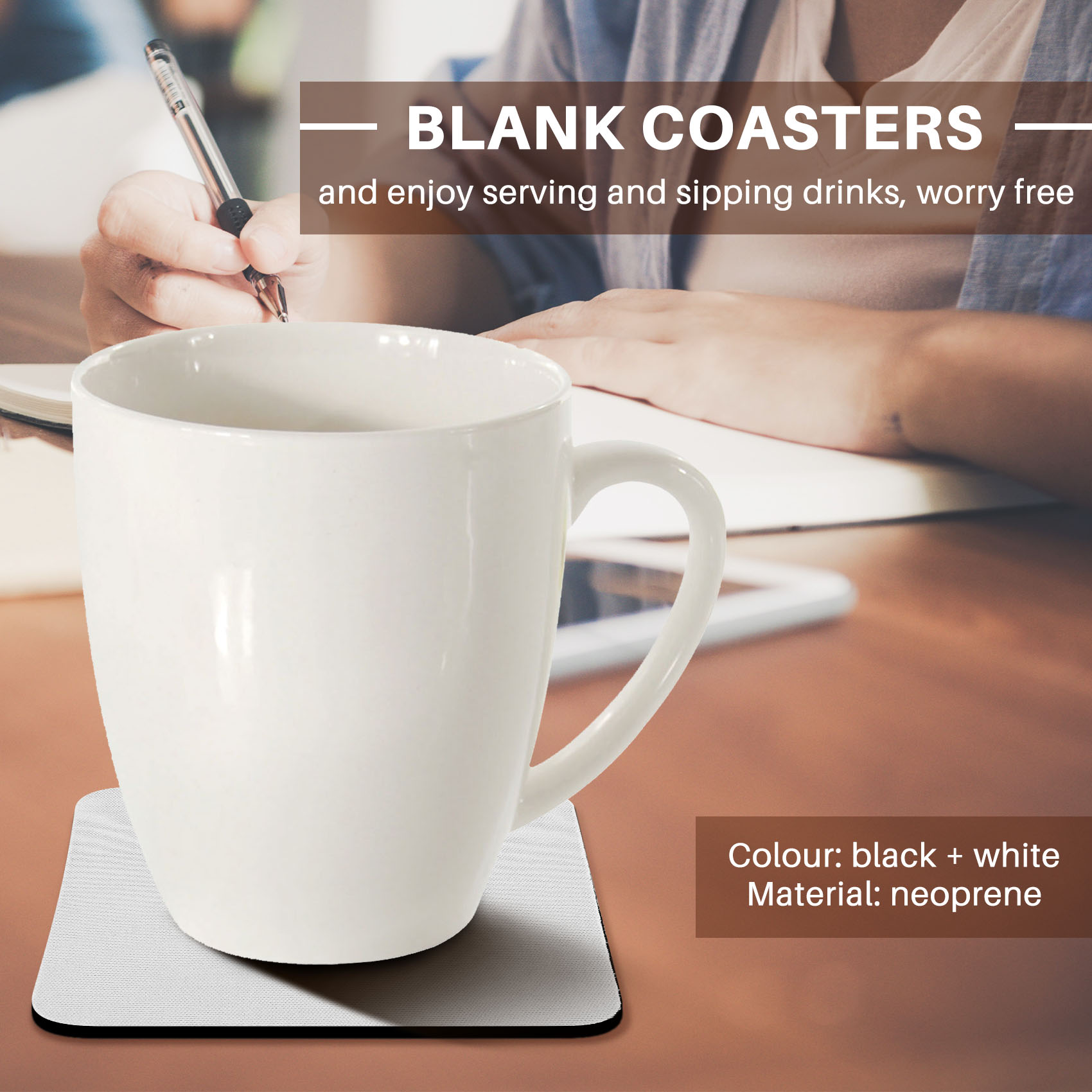 ✱ 35 stuks vierkante sublimati - Coaster Sublimation Blank recensie en prijs