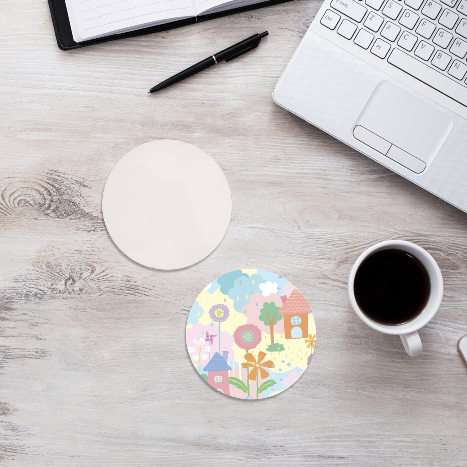 Sublimatie houten onderzetters - Coaster Sublimation Blank recensie en prijs